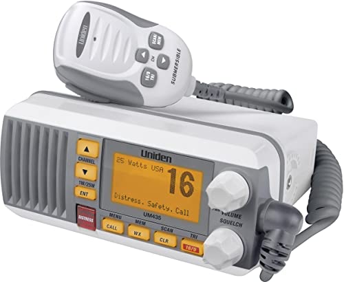 Uniden UM435 Fixed Mount VHF Marine Radio (White) Deal