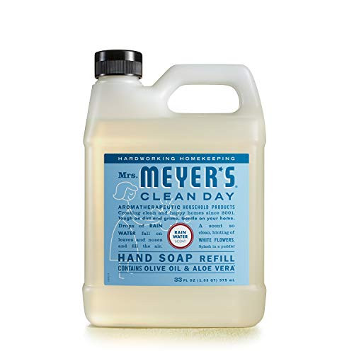 Mrs. Meyer's Clean Day Liquid Hand Soap Refill (Rainwater) 33-Oz