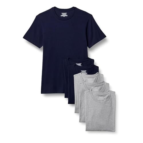 Amazon Essentials Men's Slim Fit Cotton Crew Neck Undershirts 6-Pack Deal