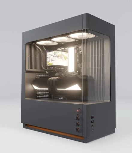 CyberPowerPC Gaming Desktop PC Ryzen 9 9900X 32GB DDR5 1TB SSD