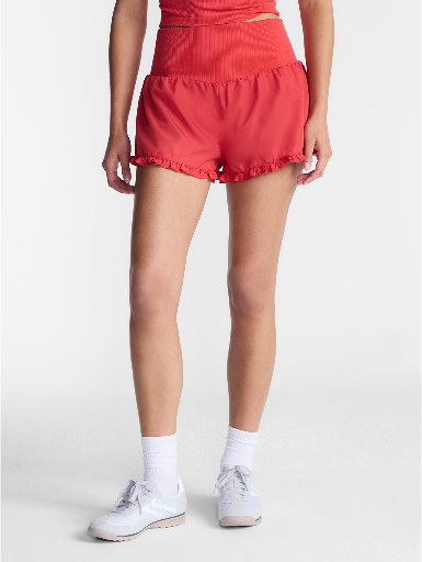 No Boundaries Ruffle Hem Shorts, 2" Inseam