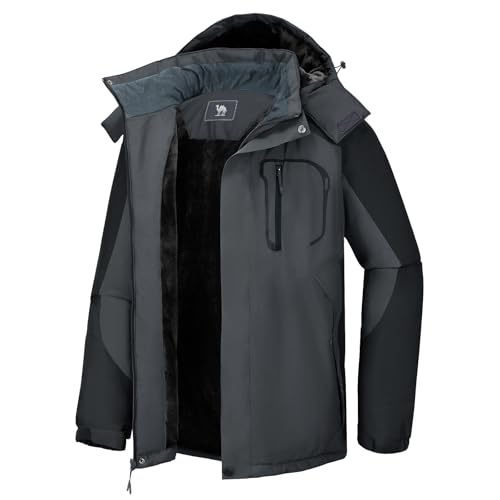 CAMEL CROWN Men’s Ski Snow Jacket Waterproof Deal