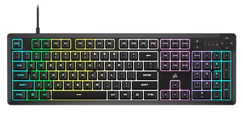Corsair K55 CORE RGB Membrane Wired Gaming Keyboard Deal