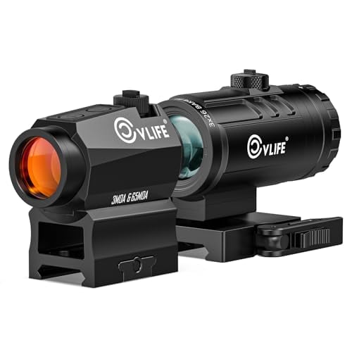 CVLIFE EagleTalon Compact Multi-Reticle Red/Green Dot & 3X Magnifier Combo 2.95in Eye Relief Deal