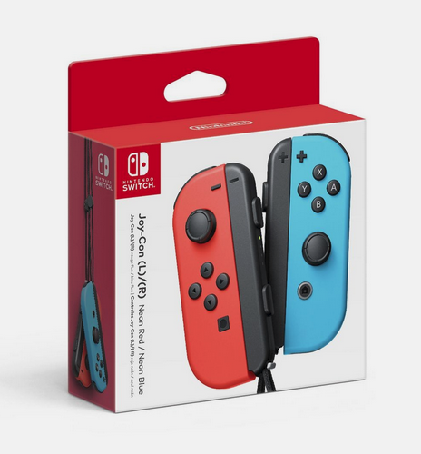 NINTENDO Switch Joy-Con (L/R) Neon Red/Neon Blue Wireless Controller