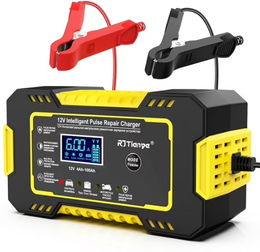 GPED 12V/6Amp Smart Battery Charger & Maintainer