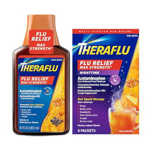8.3-Oz Theraflu Max Strength Daytime Flu Symptom Relief Syrup (Honey & Elderberry)