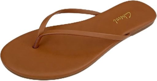 Flat Leather Flip Flops Deal