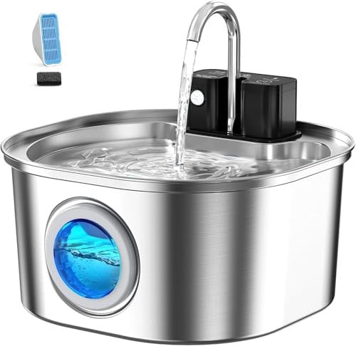 Voluas Stainless Steel Cat Water Fountain Deal