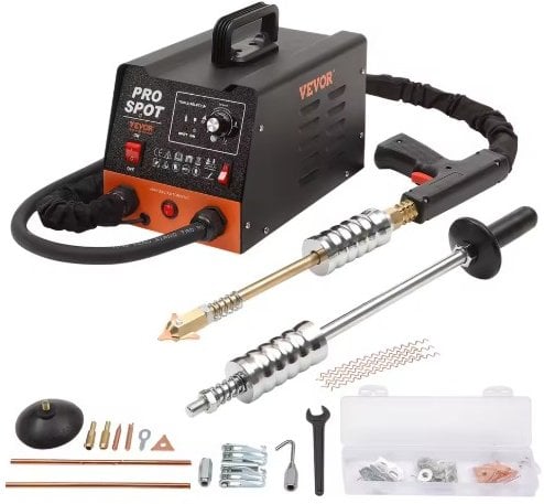 Vevor 3KW 120V Auto Body Spot Welder & Dent Puller Repair Kit Deal