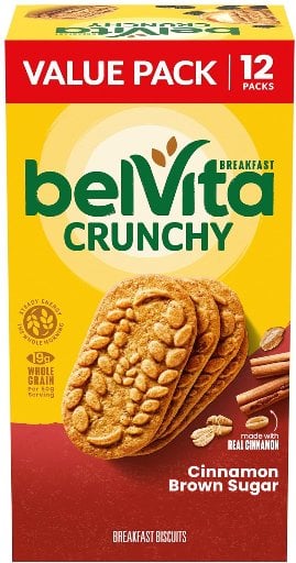 belVita Breakfast Bar Biscuits 12-Pack 4-Count (Cinnamon Brown Sugar) Deal