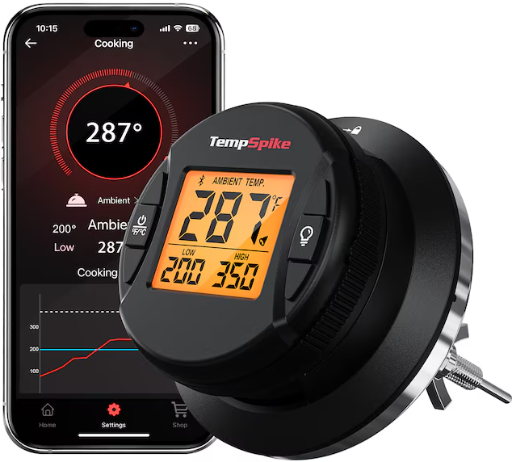 ThermoPro Universal Digital Square App-Connected Grill Thermometer TP938W