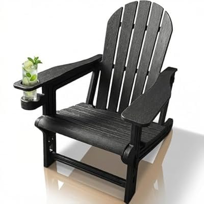 Adirondack Garden Chair with Cup Holder