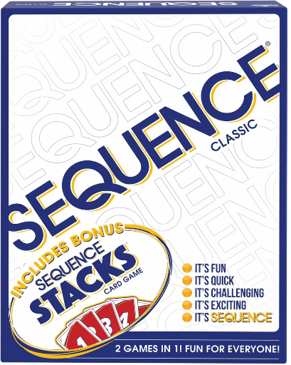 Goliath SEQUENCE Board Game & Bonus SEQUENCE Stacks Card Game
