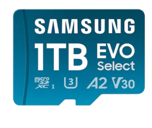 EDU/EPP: Samsung EVO Select 1TB microSDXC Card UHS-I + Adapter 2024