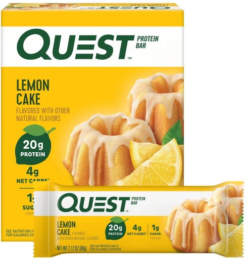 Quest Protein Bar 4-Pack (Lemon Cake)