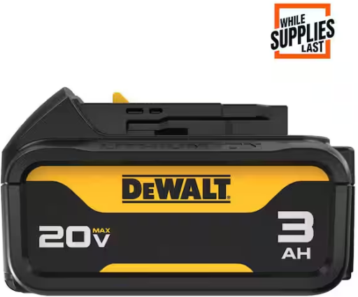 DeWalt 20V MAX Premium Lithium-Ion 3.0Ah Battery Pack