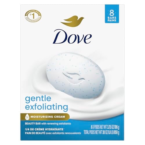 Dove Gentle Exfoliating Beauty Bar Soap Renewing 8 Count Deal