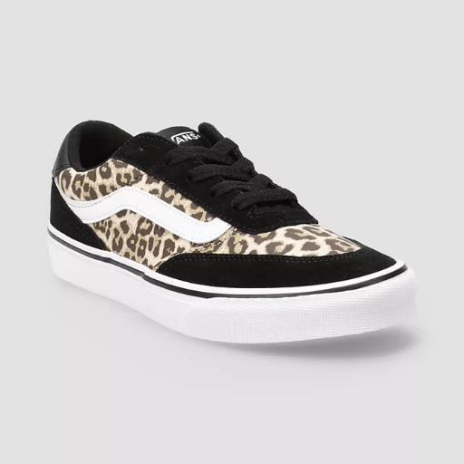 Vans Brooklyn Women's Leopard Lace-Up Casual Sneakers Deal