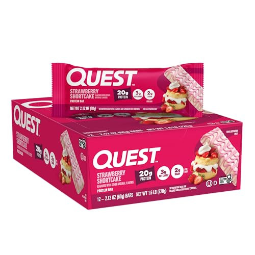 Quest Nutrition Protein Bars, Strawberry Shortcake, 12 Count