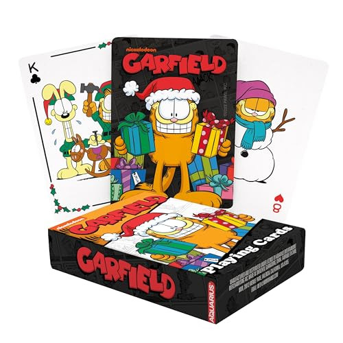 AQUARIUS Garfield Christmas Playing Cards