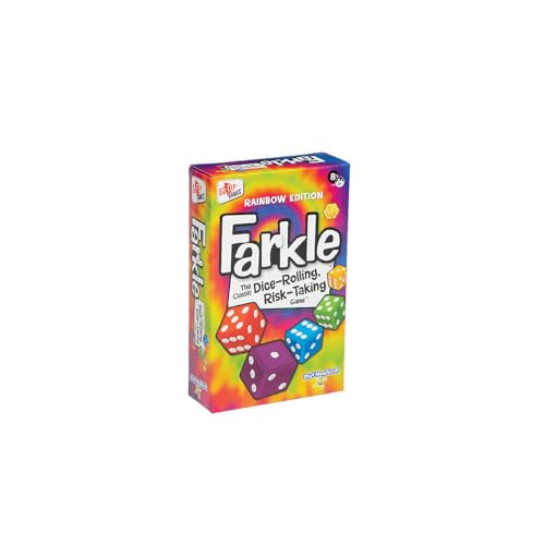 Farkle Classic Dice Game with Dice Cup and Score Sheets