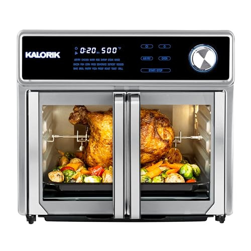 Kalorik Air Fryer Oven Grill MAXX Series 26-Quart 1700-Watts Stainless Steel