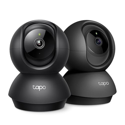 Tapo C210P2 2K Pan/Tilt Indoor Security Camera 2-Pack Deal