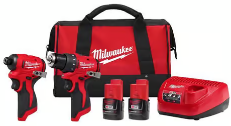 Milwaukee M12 Cordless Brushless 2 Tool Combo Kit