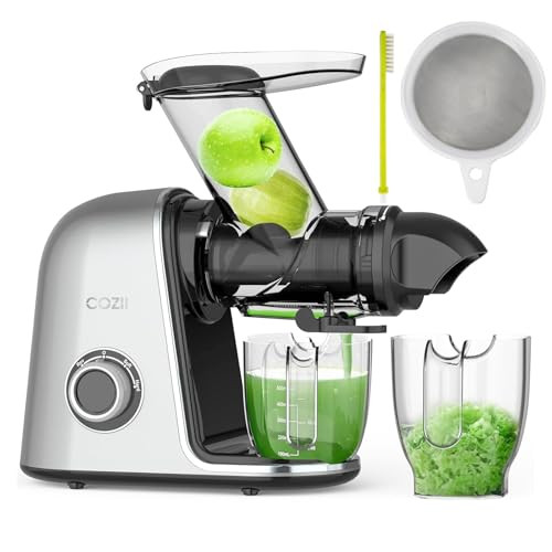 COZII Cold Press Juicer Extractor with 3.6" Wide Feed Chute