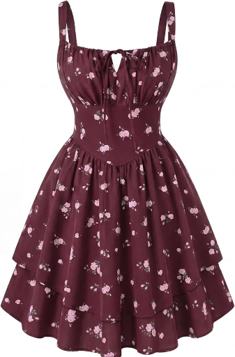 Flowy A-Line Sundress with Pockets - Many Color Options  Deal