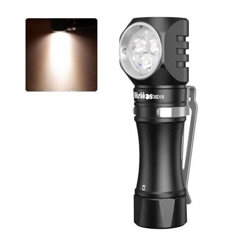 Wurkkos HD10 Mini 1200LM LED Flashlight / Headlamp 4000K Deal