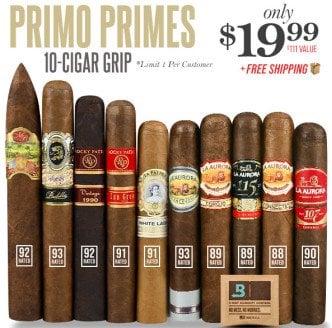 Primo Primes 10-Cigar Grip Deal
