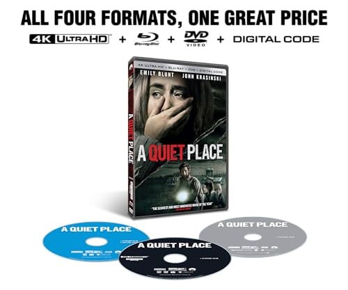 A Quiet Place 4K UHD + Blu-ray + DVD + Digital Deal