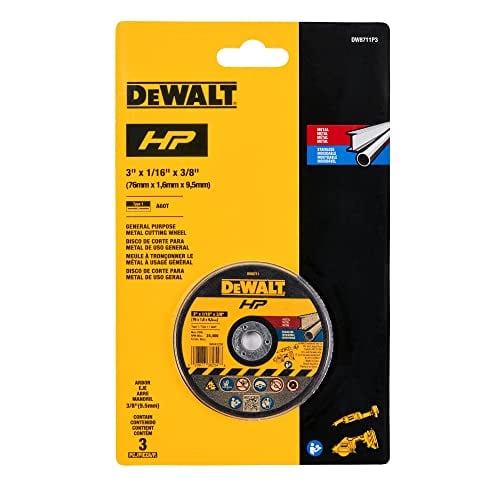 DeWALT 3" Bonded Cutting Wheels 3-Pack Deal
