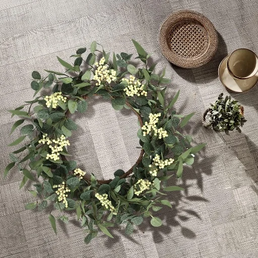 Pinkpum 20'' Eucalyptus Wreath