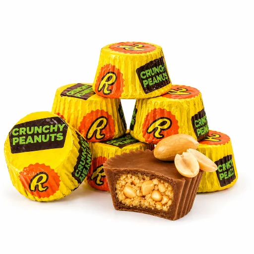 Reese's Miniature Cups Milk Chocolate & Peanut Butter with Crunchy Peanuts 5lbs Deal