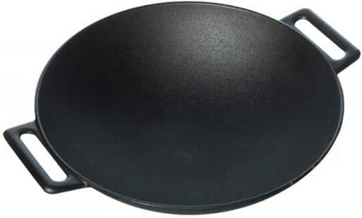 Jim Beam 12'' Cast Iron Grilling Wok Deal