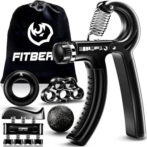 FitBeast 5-Piece Forearm & Hand Grips Strengthener Kit