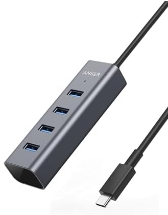 Anker Aluminum USB-C Hub with 4 USB-A 3.0 Ports