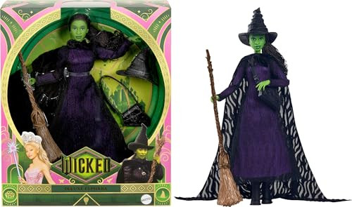 Mattel Universal Wicked Deluxe Articulated Elphaba Fashion Doll w/ Accessories