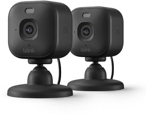 Blink Mini 2K+ Indoor Security Camera 2-Pack