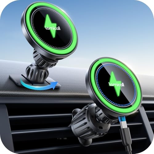 3-in-1 15W Magsafe Car Mount Charger