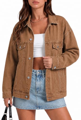 Women’s Button Down Oversized Denim Jacket Deal