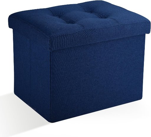 Docvania 17" X 13" X 13" Ottoman Storage/Foot Rest Stool