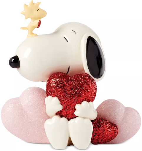 Lenox Snoopy Valentine's Day Love Porcelain Figurine - Multi And Ivory