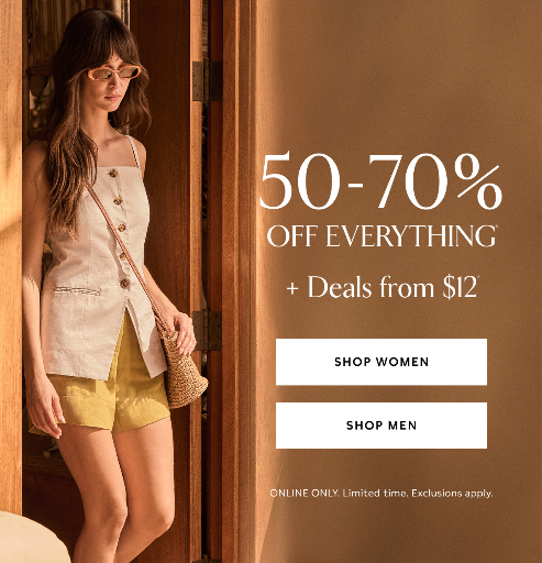 Banana Republic Factory SALE Deal