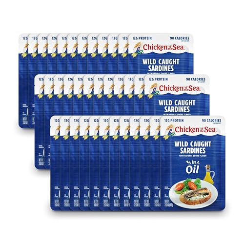 Chicken of the Sea Sardines in Oil 3.53 oz. Packets (Pack of 36) Deal