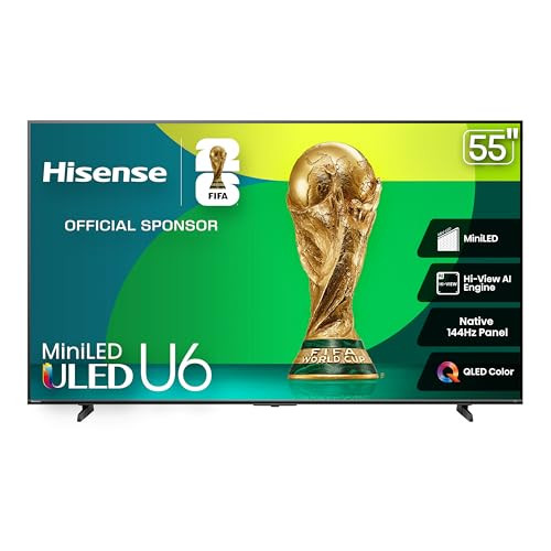 Hisense 55" 4K UHD Mini-LED QLED 144Hz Gaming Fire TV
