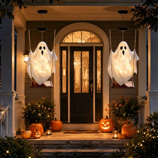 Solar Hanging Ghost Swing Halloween Decoration Set Deal